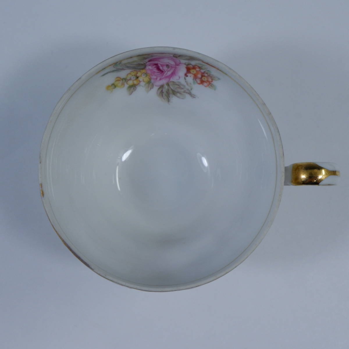  Old Noritake flower pattern small cup & saucer Noritake- maru ki seal ...