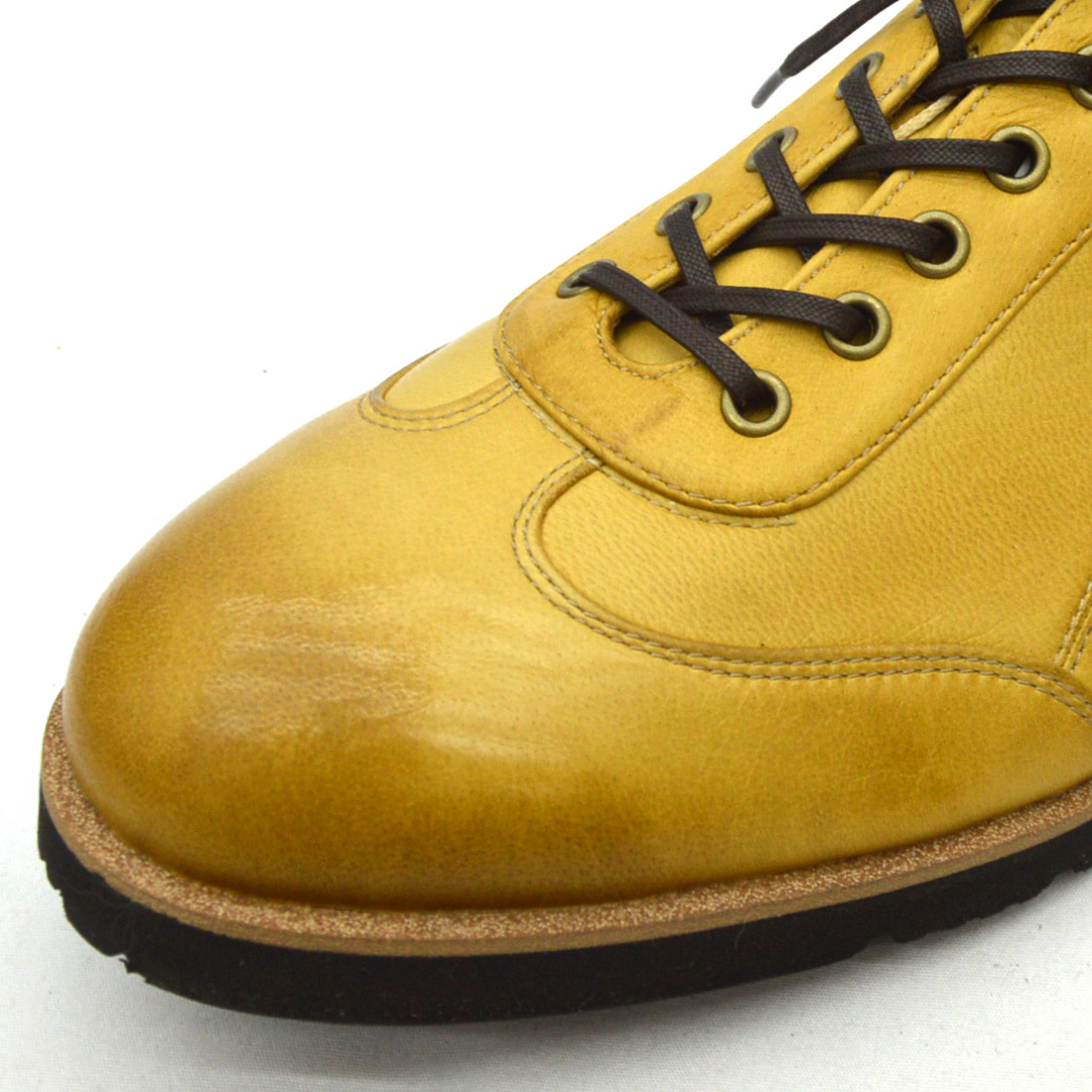 ^YAMATOism Yamato izm casual shoes YA-3301 deer leather DeerSkin leather shoes black Black black 26.5cm (0910010338-bk-s265)