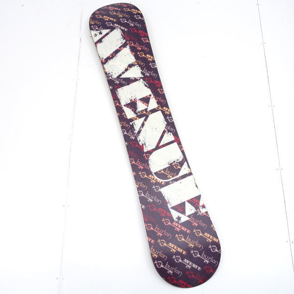 ★ BURTON バートン AVENUE アベニュー スノーボード スノボ 板 フラット 143cm ベージュ パープル 中古 (0220474588)_画像2