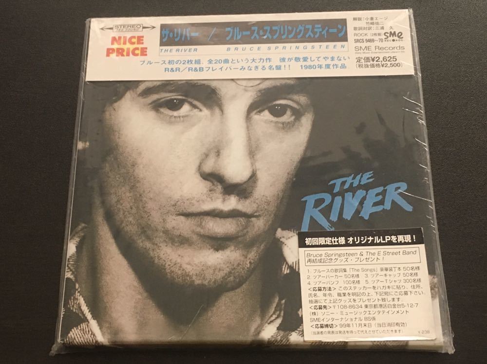 【紙ジャケCD】 BRUCE SPRINGSEEN [ブルース・スプリングスティーン] 1980年 『THE RIVER』 日本盤 1999年再発盤_画像1