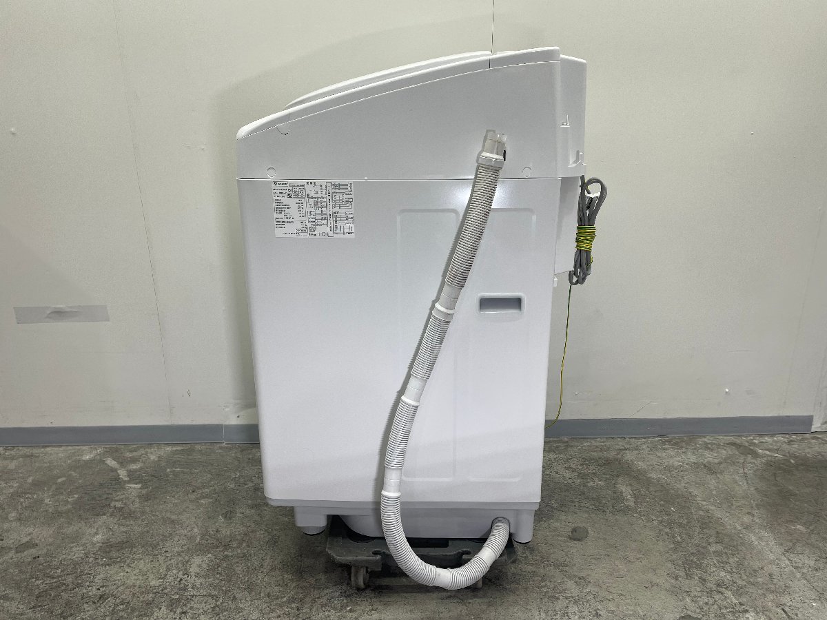 【1円スタート】大阪発　SHARP　電気洗濯乾燥機　ES-TX8C-W　標準洗濯容量8.0kg 　 2018年製　G_画像2