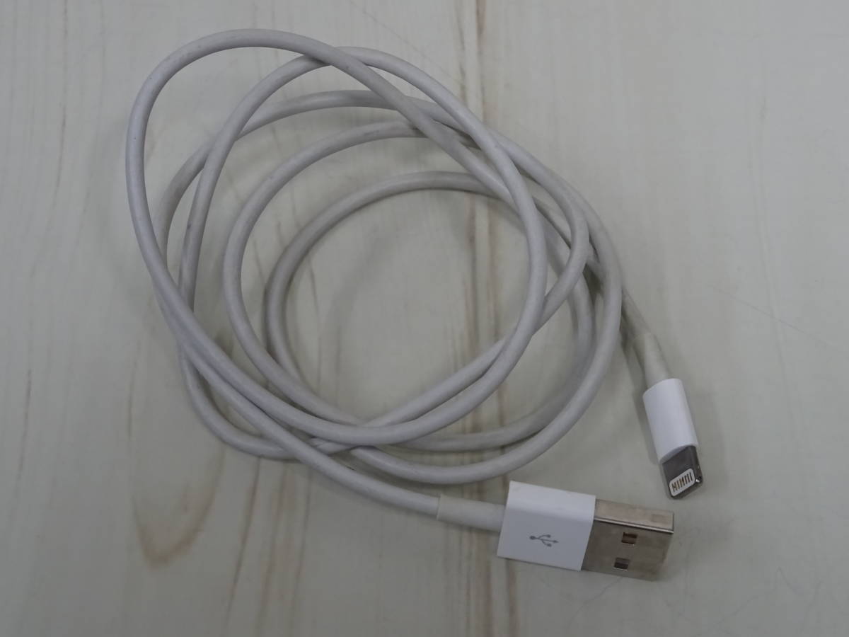 (.-L-1108) Apple оригинальный подсветка кабель AC адаптер (A1385) Apple зарядное устройство iPhone iPad AirPods электризация подтверждено б/у 