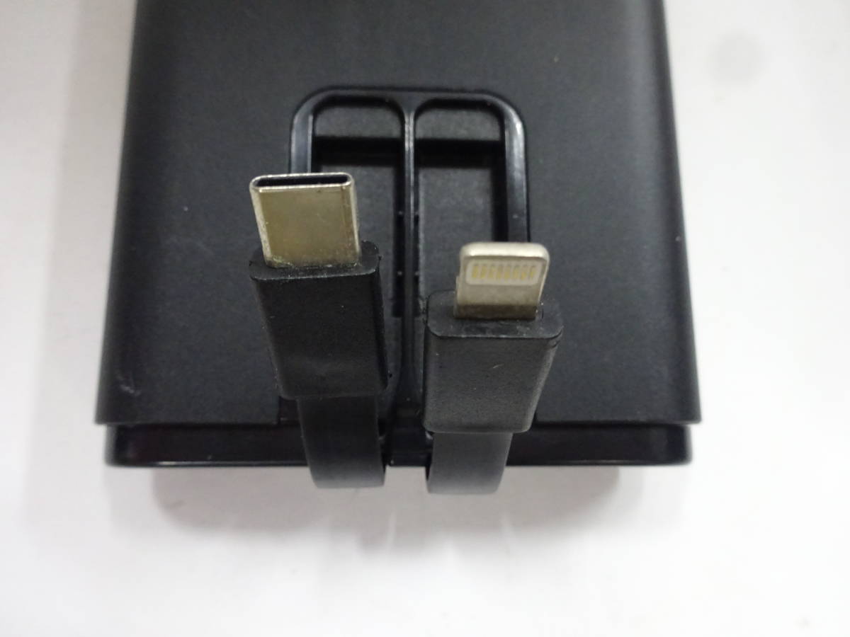 (く-L-1594) Kyoka モバイルバッテリー 型番なし 20800mAh Output USB 5V/2.1V Input USB 5/2.0A 動作確認済 中古の画像3