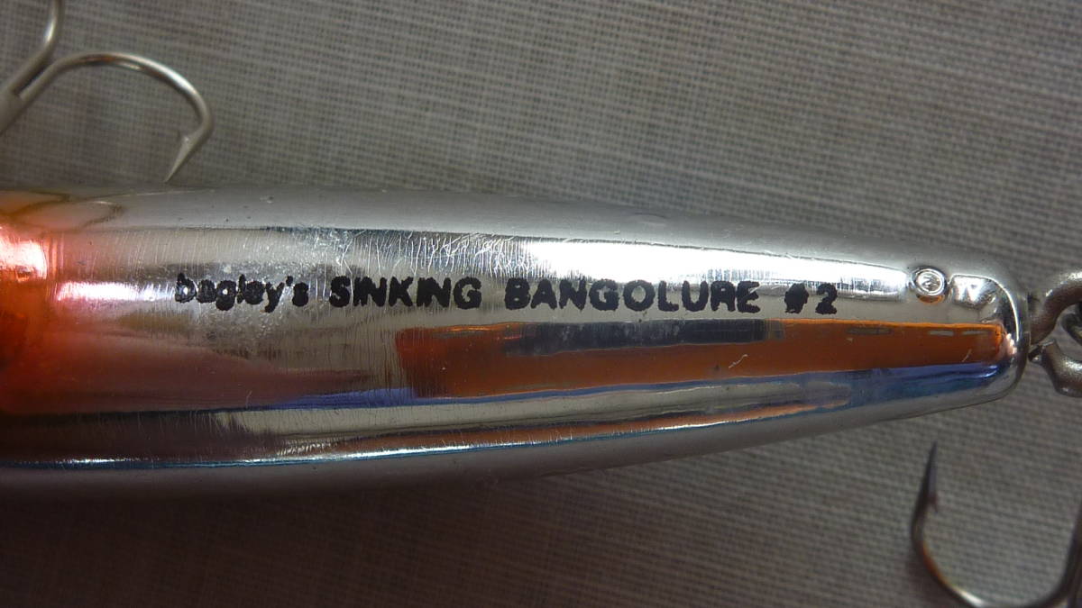 20～30年前？ 中古・オールド【bagley's　SINKING　BANG-O-LURE　#2】 バグリー シンキング バングオー ＃2　バンゴー_画像5
