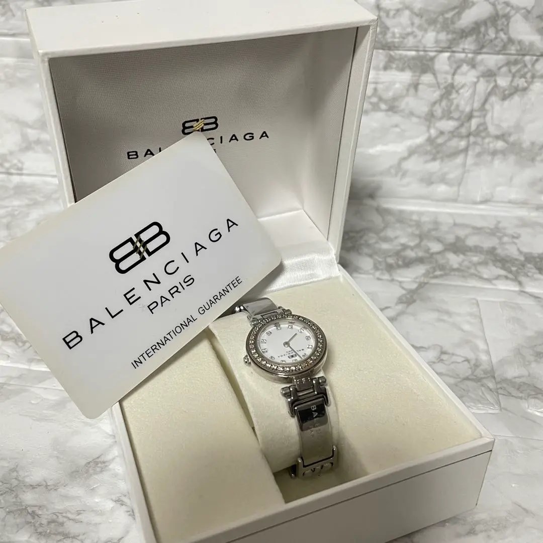 稼動品　BALENCIAGA バレンシアガ　ダイヤベゼル　腕時計