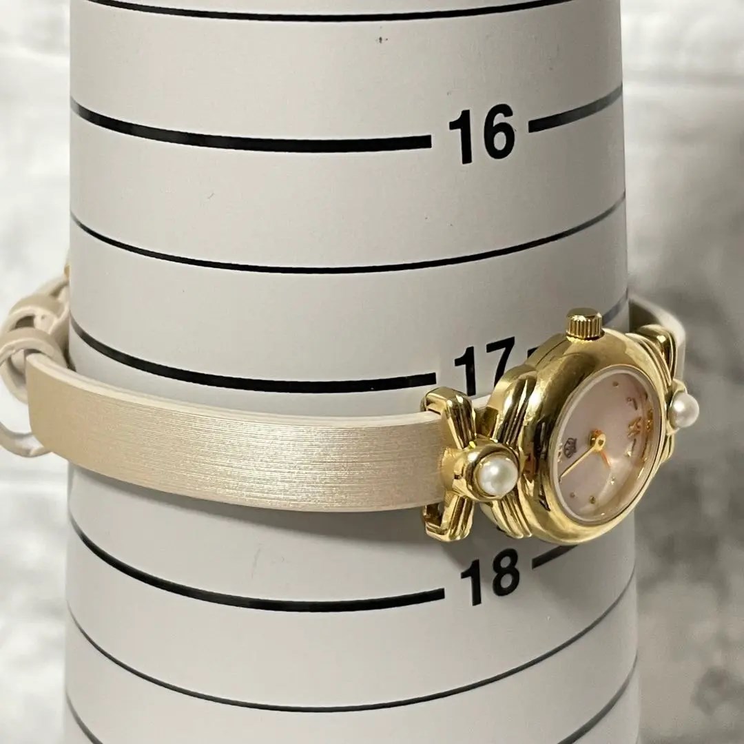  работа товар редкий MIKIMOTO Mikimoto baby жемчуг наручные часы 