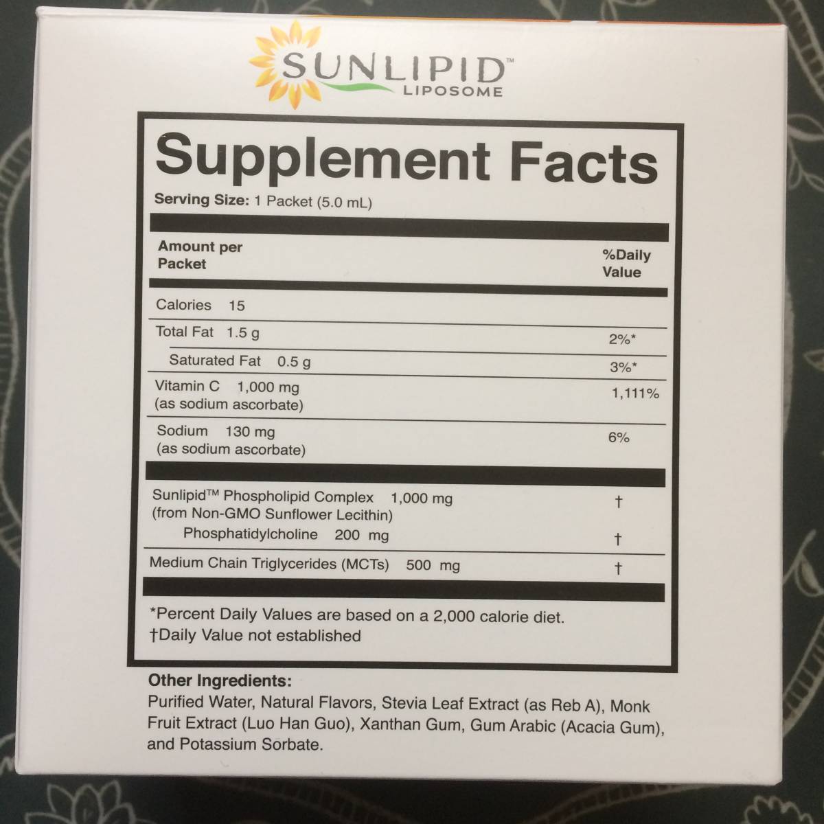 * 国内発送 送料無料 SunLipid リポソーム ビタミンC 天然香料使用リポソーマル型 30包 / リポスフェリック リプライセル 飲む点滴サプリ *_画像2