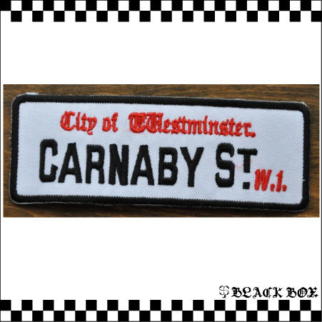 ワッペン MODS モッズ CARNABY STREET カーナビ―ストリート 60's イングランド イギリス UK GB ENGLAND 英国 039_画像1
