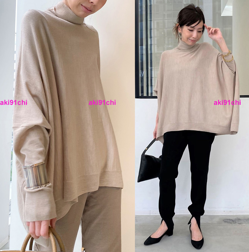 1点のみ【定価3万】アパルトモン★T/N Volume Knit ブラック★ドゥーズィエムクラスL'Appartement秋冬タートルロングニット今季_画像5