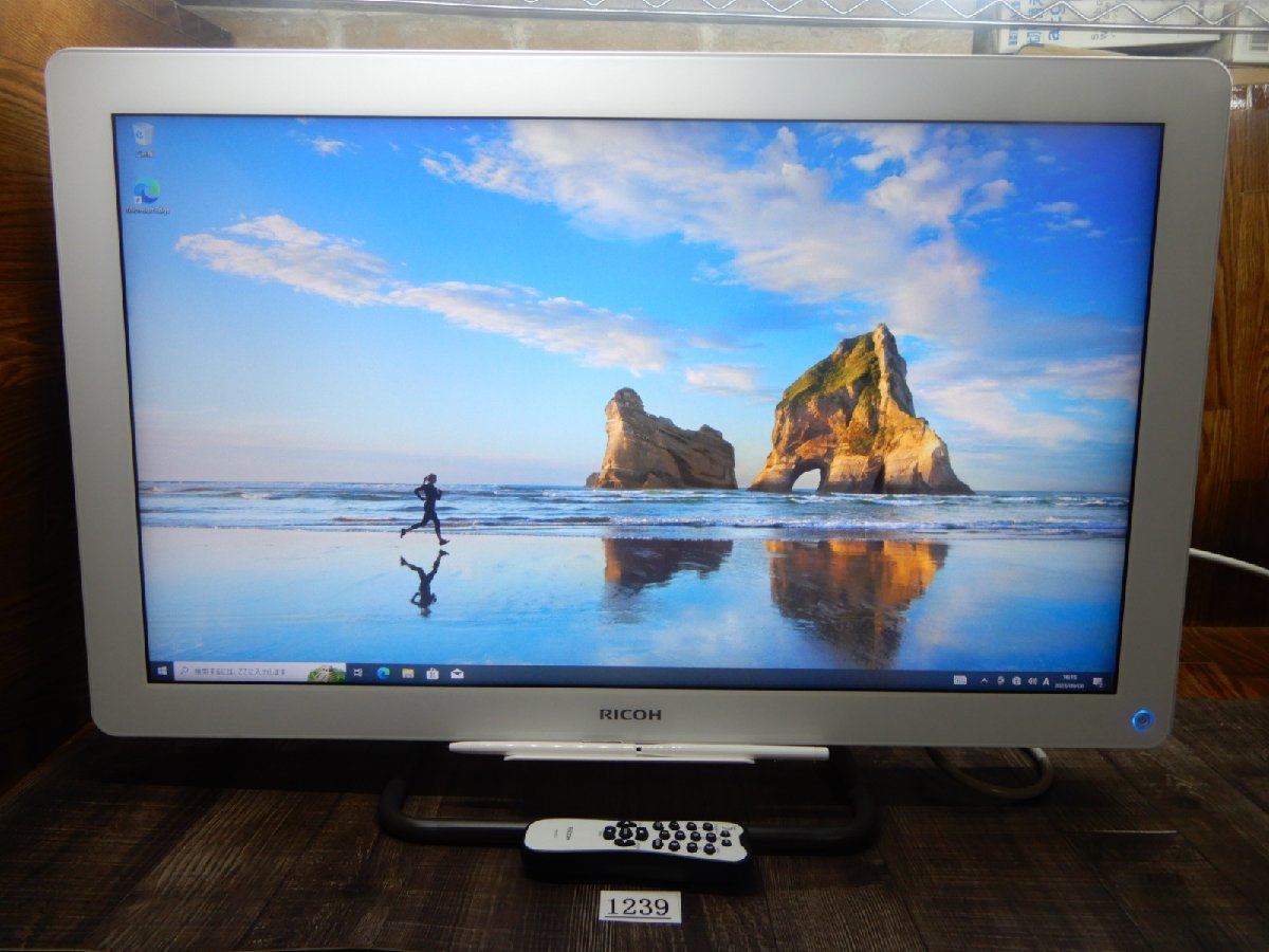 1239★タッチパネル32W液晶大型一体型パソコン★CORE i5★メモリ8GB★SSD128GB★32インチインタラクティブホワイトボード★Richo D3210