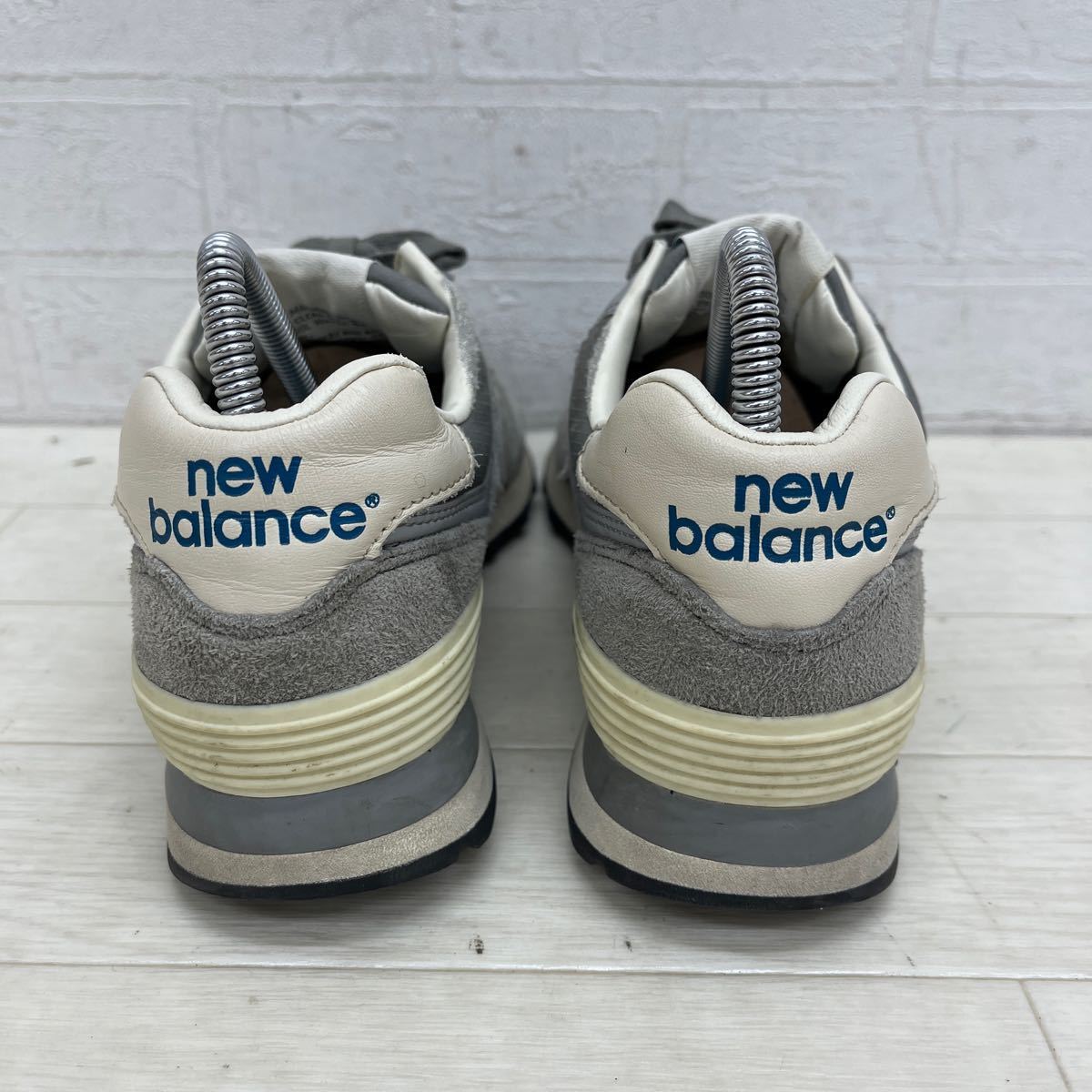 1256◎ new balance 574 ニューバランス 靴 シューズ スニーカー ローカット フラット ソール カジュアル グレー レディース23.0_画像5