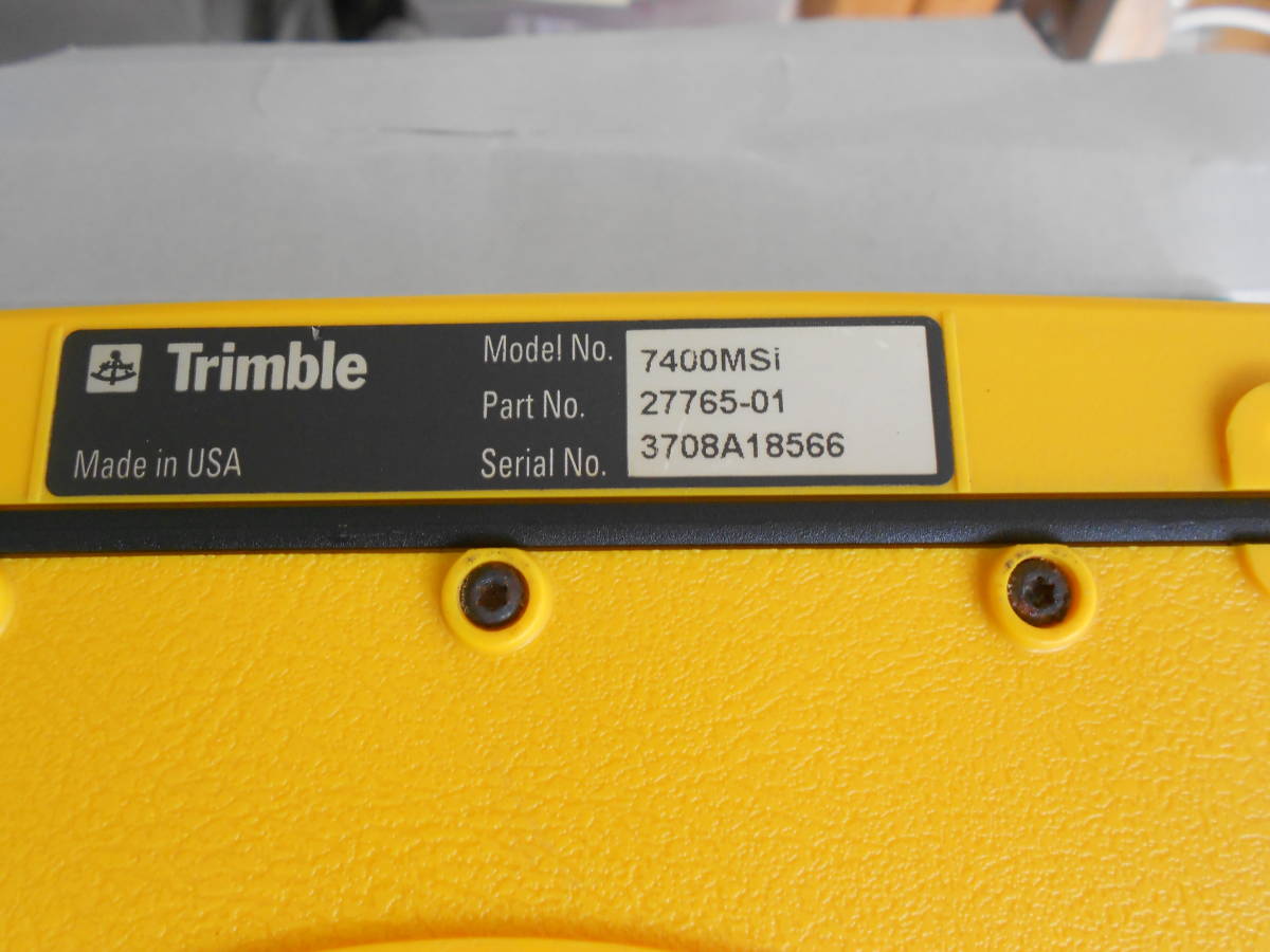 Trimble 7400MSi high precision real-time GPS receiver GPS受信機　ジャンク品_画像7