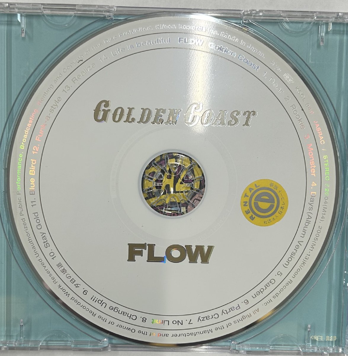 【送料無料】cd48167◆FLOW/Golden Coast（アルバム）/中古品【CD】_画像3