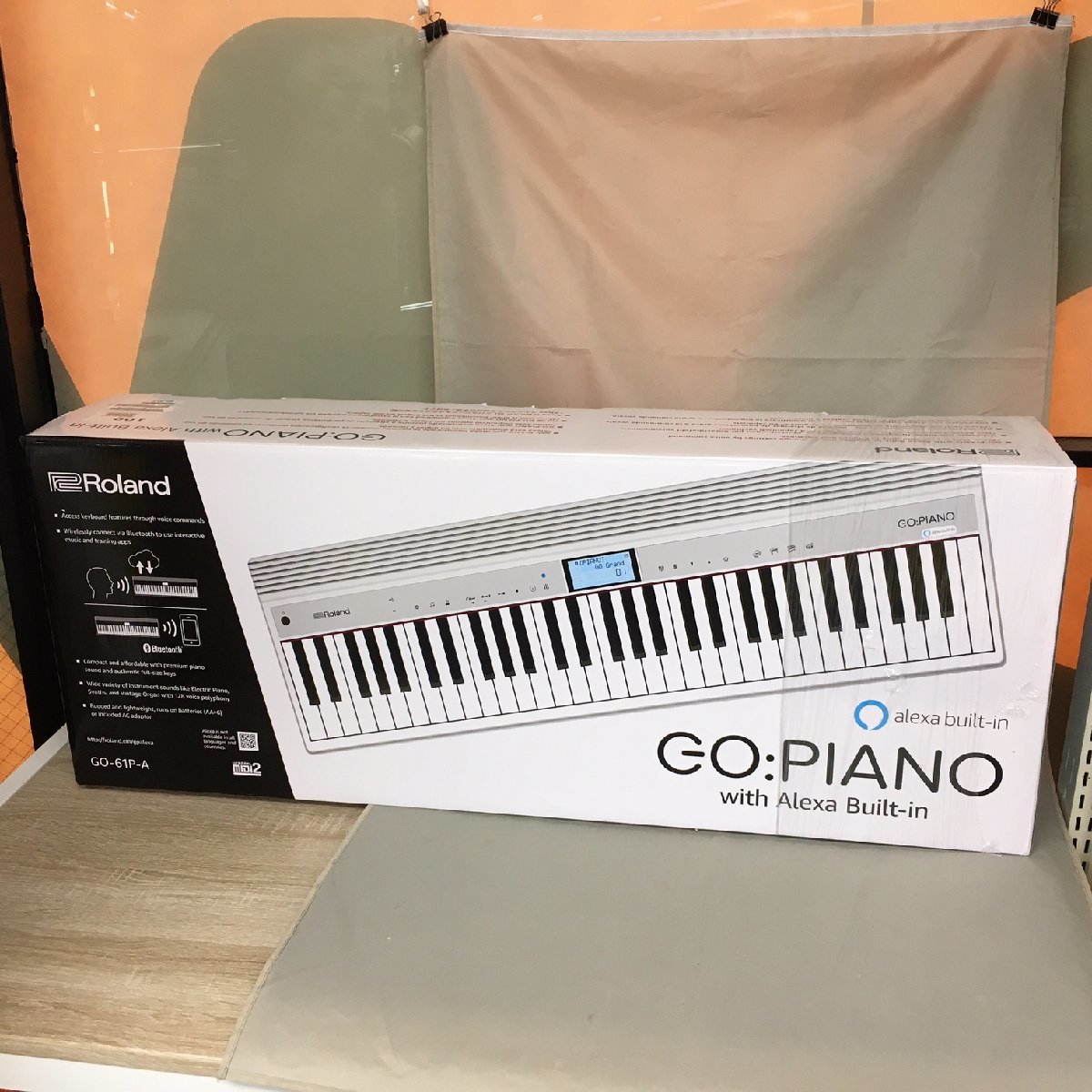 【中古品A】Roland(ローランド) GO:PIANO with Alexa Built-in GO-61P-A 2020年製 ※別売フットペダル付き (管理番号：063112)_画像1