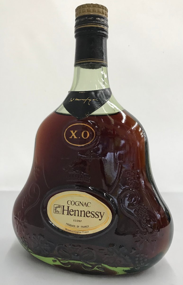 【2022春夏新作】 (ヘネシー) 【未開栓】Hennessy ブランデー 60 (管理番号：059123) 40% 700ml グリーンボトル 金キャップ X.O コニャック ヘネシー
