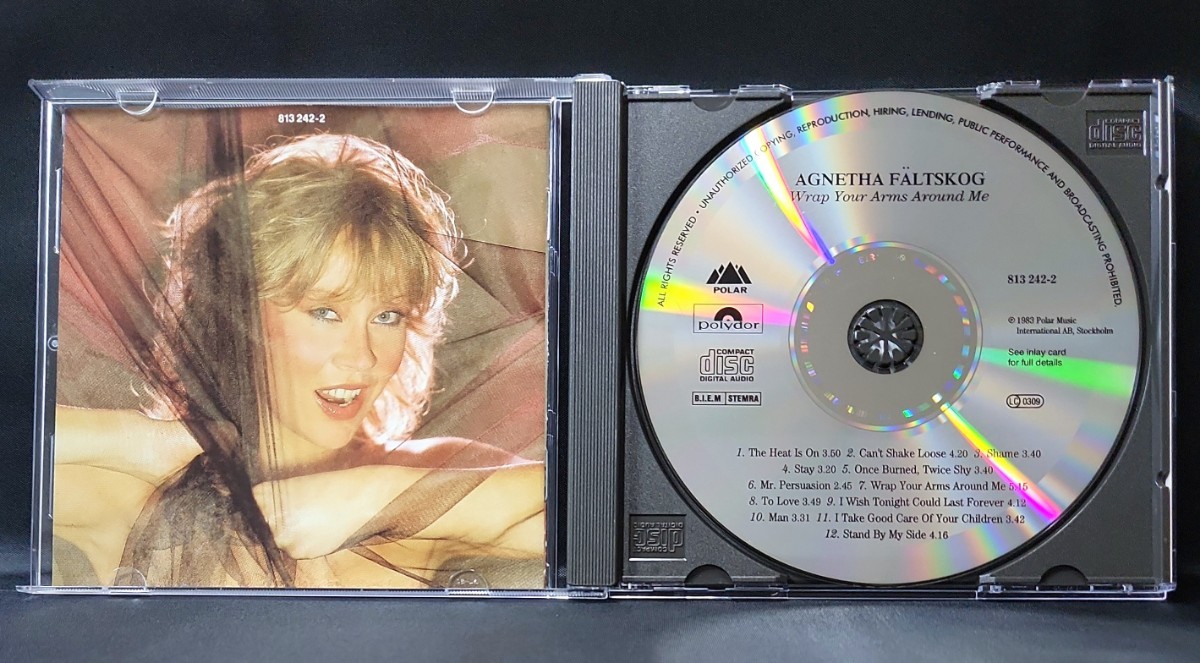 【813 242-2/独盤】アグネタ・フォルツコグ/ラップ・ユア・アームズ　Agnetha Faltskog/Wrap Your Arms Around Me　ABBA　アバ_画像3