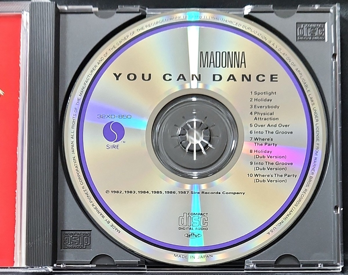 [32XD-850/ с лентой ] Madonna / You * can * Dance налог надпись нет 3200 иен SIRE Madonna/You Can Dance