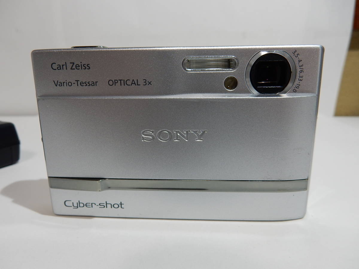 ソニー　DSC-T9 メモリ(256MB)付き　デジタルカメラ　充電器無し_画像3
