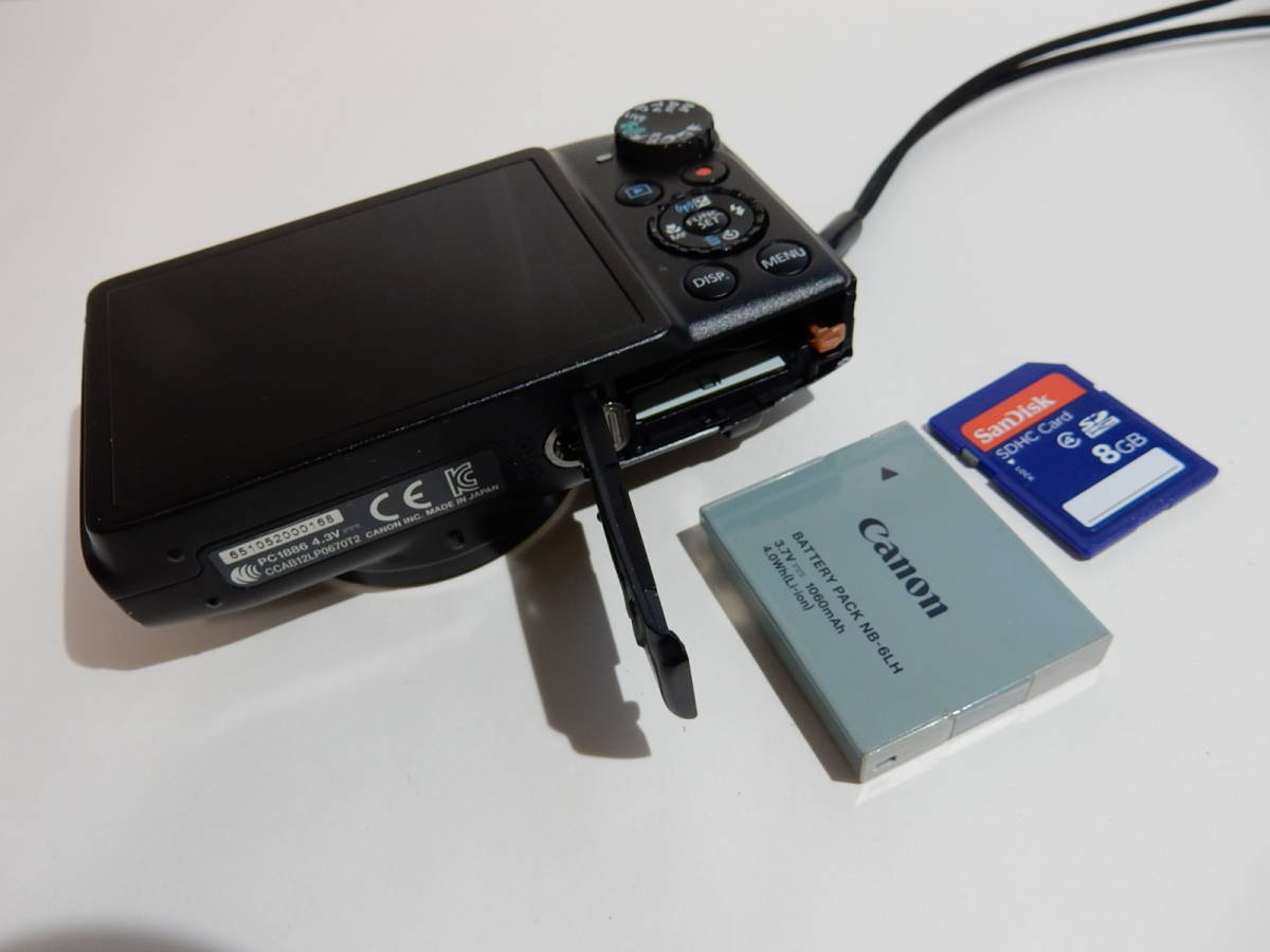 キャノン　CANON powershot SX280HS メモリ(8GB)付き　デジタルカメラ　充電器無し_画像9