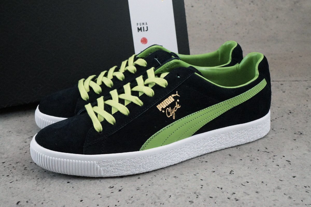 26cm PUMA プーマ CLYDE CLYDEZILLA MIJ 390085 02 クライド クライドジラ メイドインジャパン ネイビー/ライム 26ｃｍ 定価￥22,000_画像1