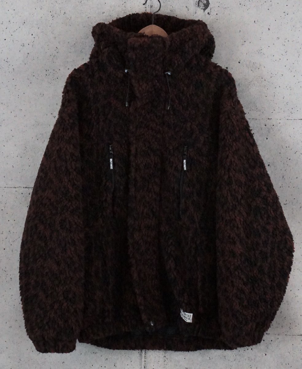 【送料無料】 WACKOMARIA ワコマリア 21AW LEOPARD BOA PARKA 21FW-WMO-OD01 レオパード ボア パーカ コート サイズM_画像1