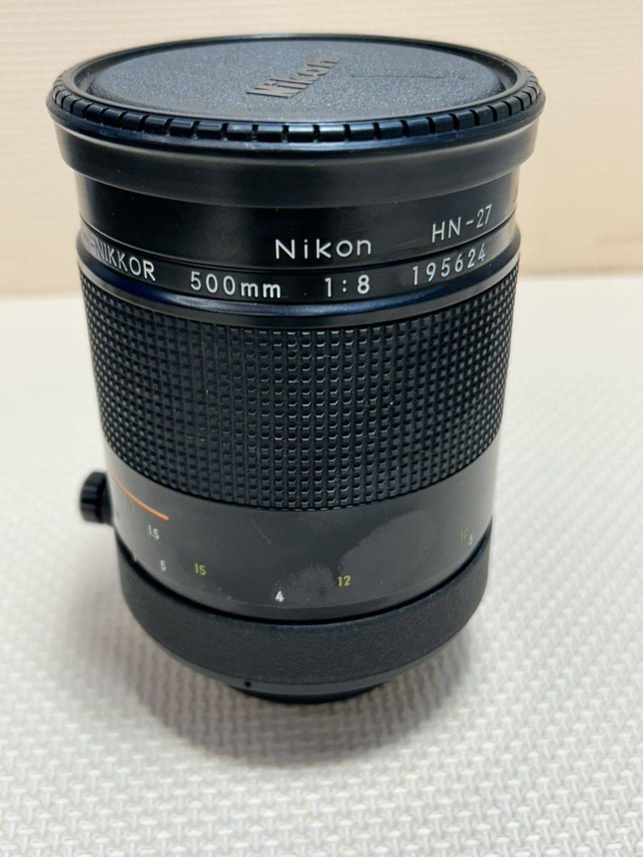 LENS Nikon HN-27 Reflex -NIKKOR 500mm 1:8 195624 レンズ　ニコン　シャク_画像1