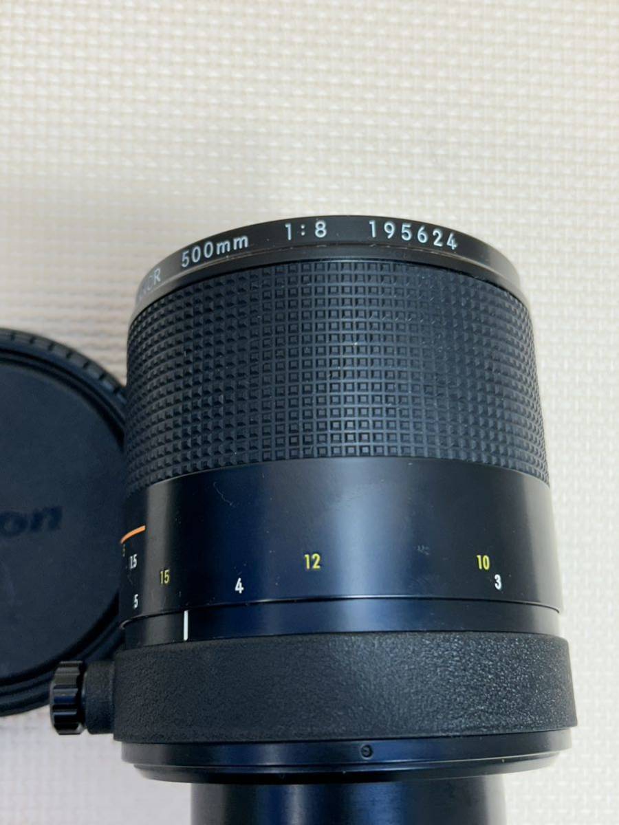 LENS Nikon HN-27 Reflex -NIKKOR 500mm 1:8 195624 レンズ　ニコン　シャク_画像7