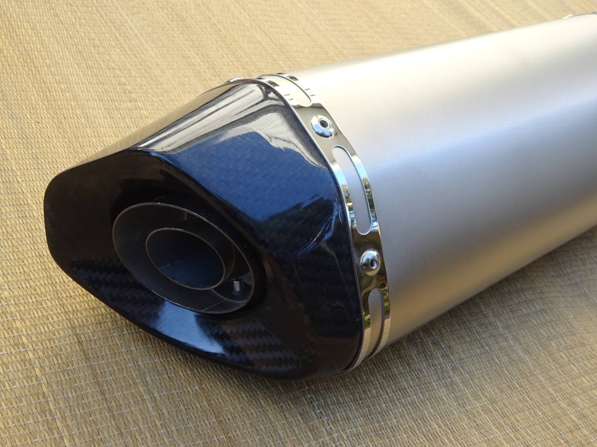 ♪新品 ステンレスサイレンサー汎用 アクラポピッチ風 チタン風 カーボン風 AKRAPOVIC Titan Carbonの画像6