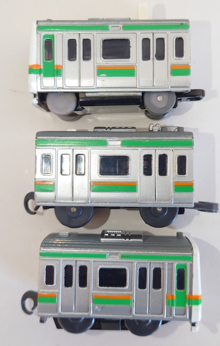  Capsule Plarail E231 серия окраина электропоезд Shonan Shinjuku линия motor машина дыра uns машина б/у товар 