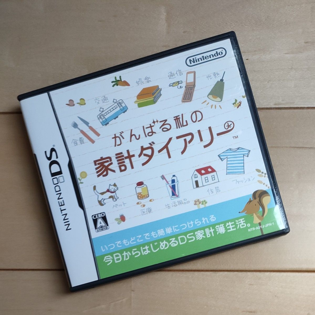 ★任天堂　DSゲームソフト ★がんばる私の家計ダイアリー★ 実用的記録家計簿