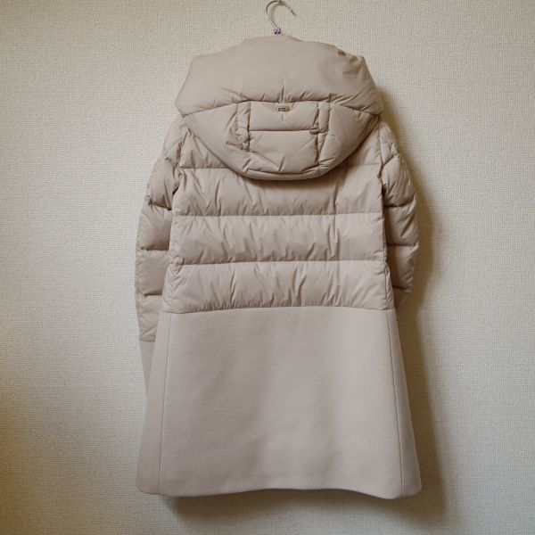  hell noHERNO down beige 38 lady's down jacket 