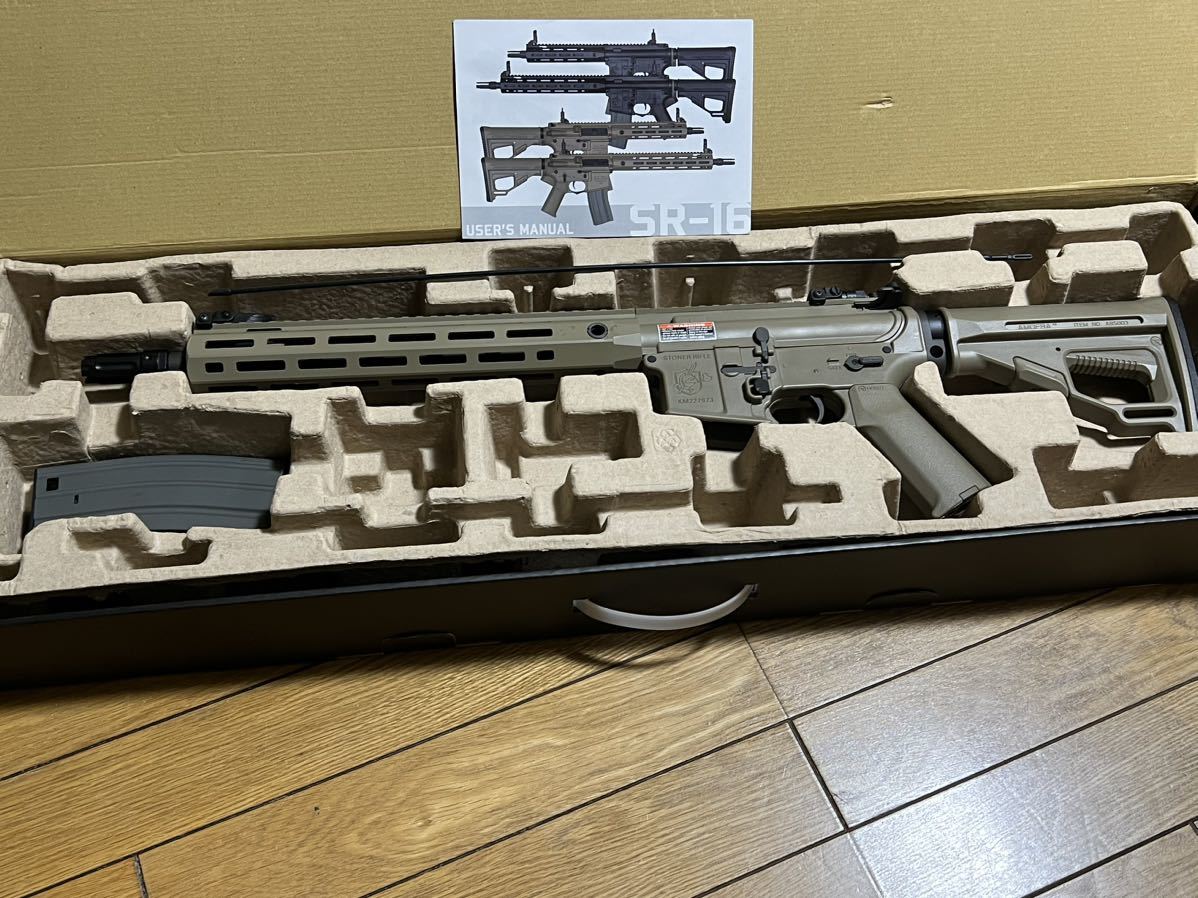 ARES X EMG X KAC SR-16E3 MOD2 M-LOK CQB デザートカラー　電動ガン _画像3