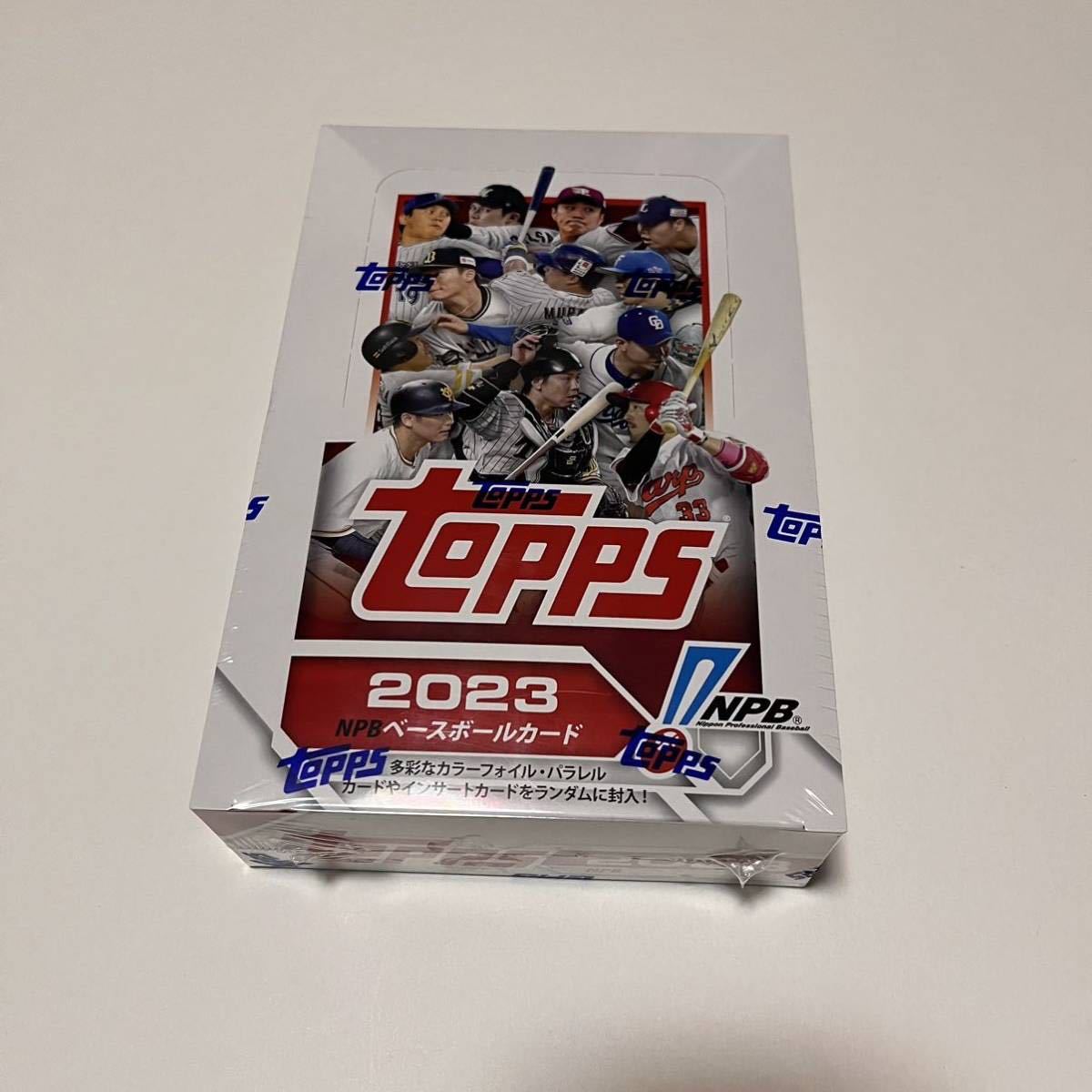 未開封　シュリンク付き　Topps 2023 NPB ベースボールカード 1box 2023 NPB Baseball Card 匿名送料無料_画像1