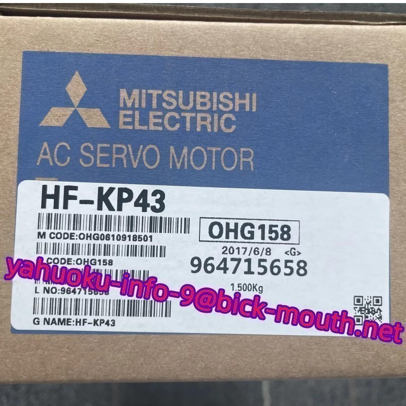 注目ブランドのギフト 【★新品】MITSUBISHI/三菱電機 HF-KP43 サーボモーター【６ヶ月保証】 その他