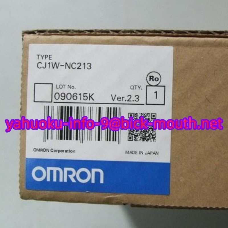 【★新品】OMRON/オムロン CJ1W-NC213 位置制御ユニット【６ヶ月保証】