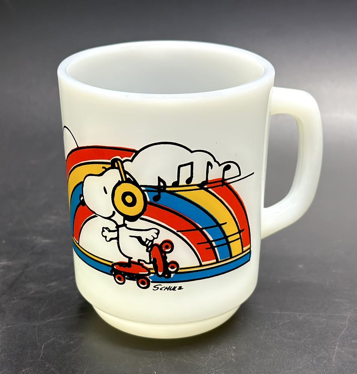 Fire King Snoopy Fire King Snoopy кружка Mug кружка стакан retro Vintage # Hyogo префектура Himeji город из J 23-987