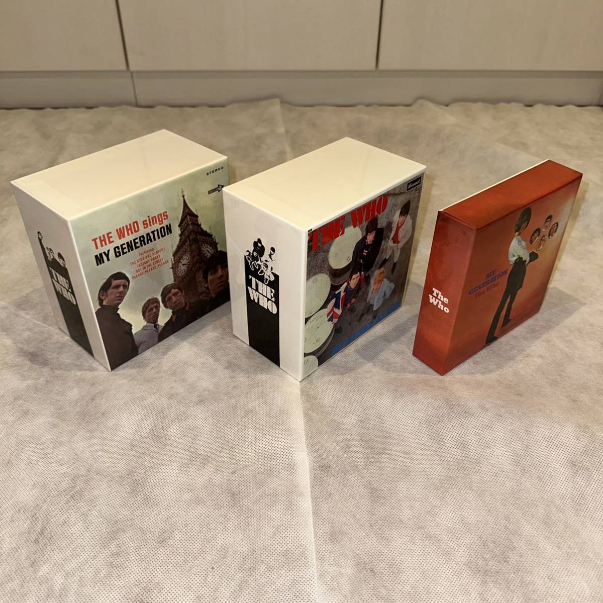 THE WHO・ディスクユニオン紙ジャケットCD特典BOX３点セット（BOXのみ、CDなし）_画像1