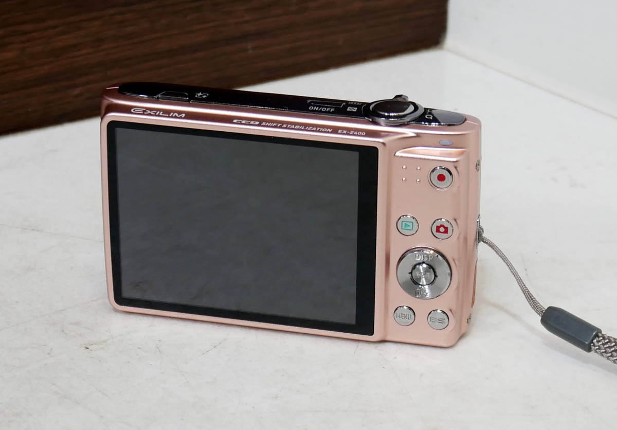 ▲(R512-B260)現状品 カシオ CASIO EXILIM EX-Z400 ピンク コンパクトデジタルカメラ デジカメ_画像2