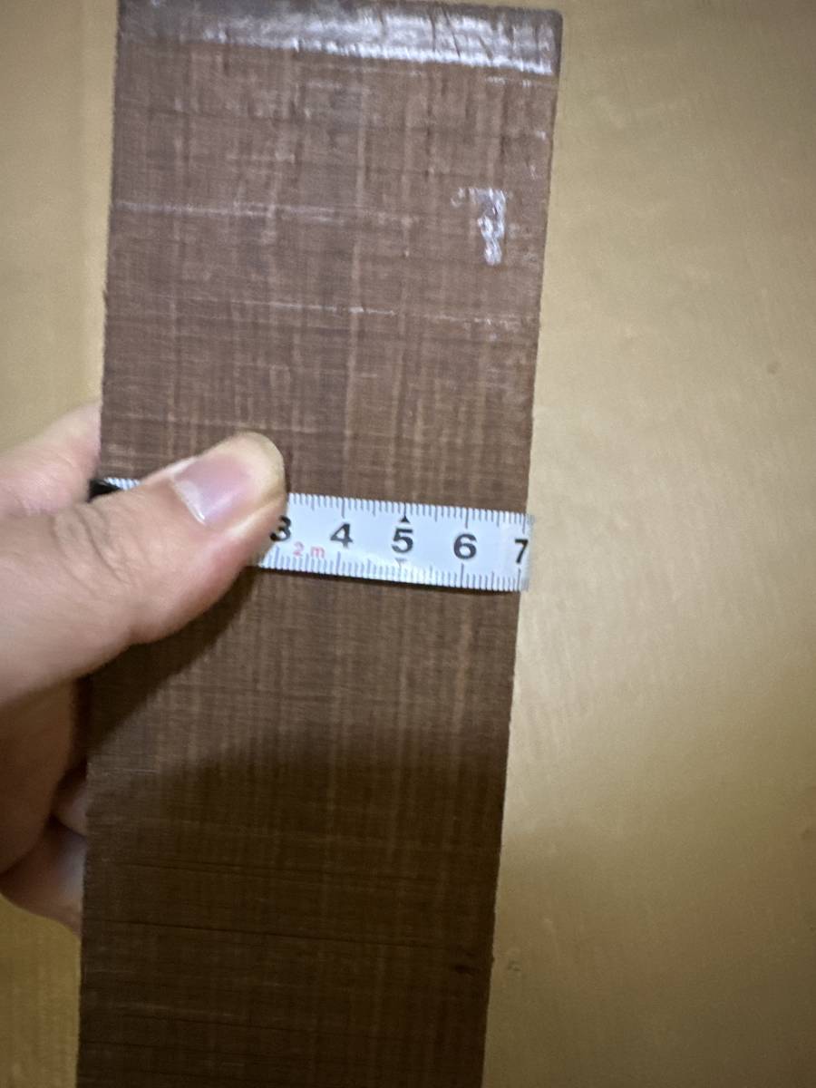 Y1899 木材 ハカランダ 指板材 未使用品 未塗装(サンダーなし)_画像6