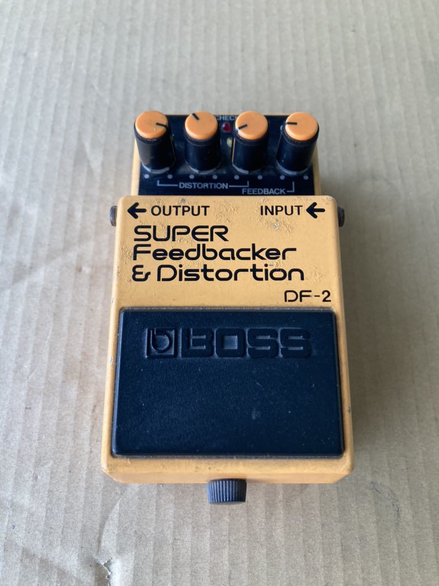 BOSS ボスDF-2 SUPER Feedbacker & Distortion エフェクター ジャンク_画像1