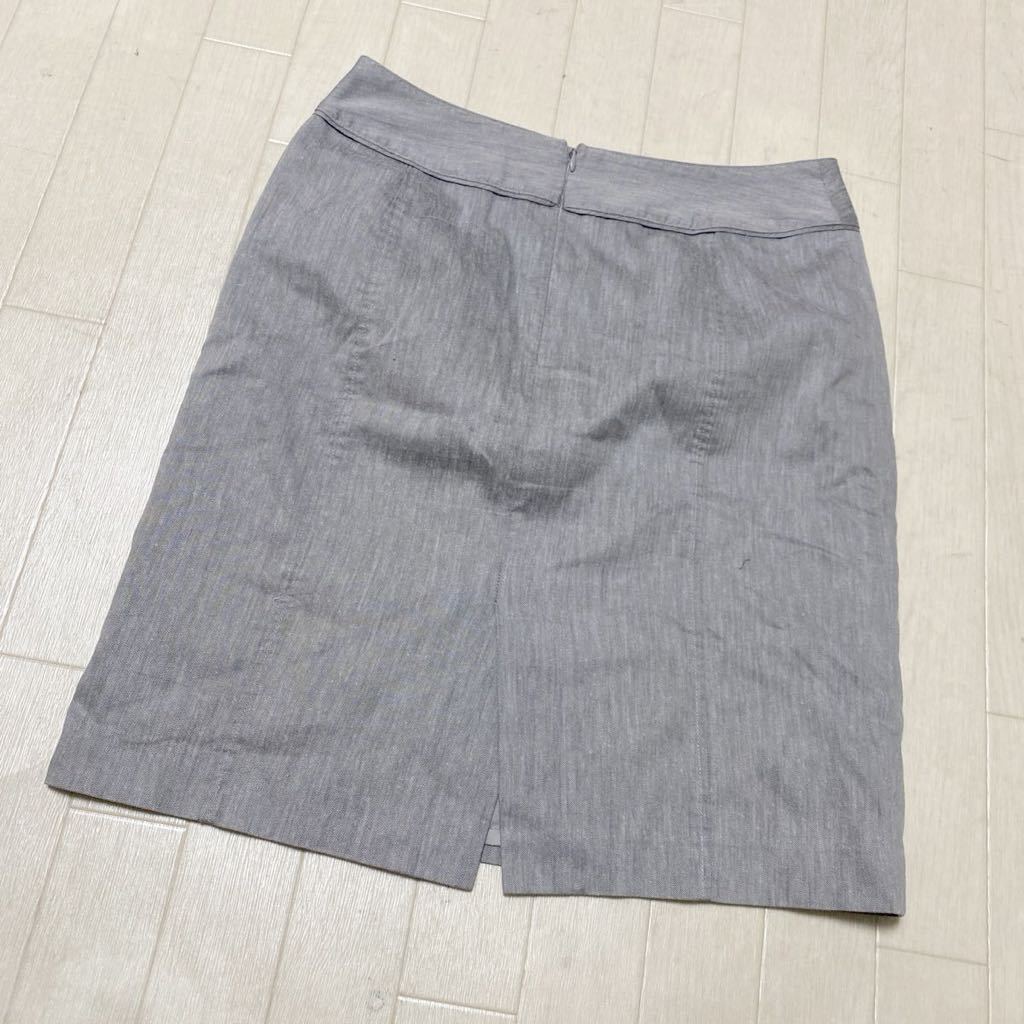 3754* Area Free jiyuuk низ юбка мини-юбка юбка-трапеция casual женский 40 серый "в елочку" 