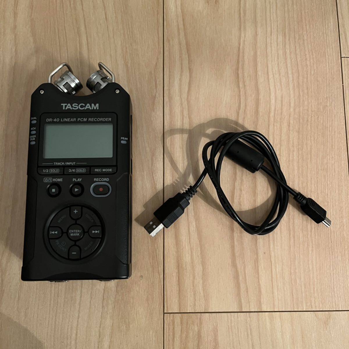 TASCAM DR-40 LINEAR PCM RECORDER タスカム リニア レコーダー ハンディ ボイスレコーダー ステレオ　オーディオ　タスカム　録音 TEAC_画像8