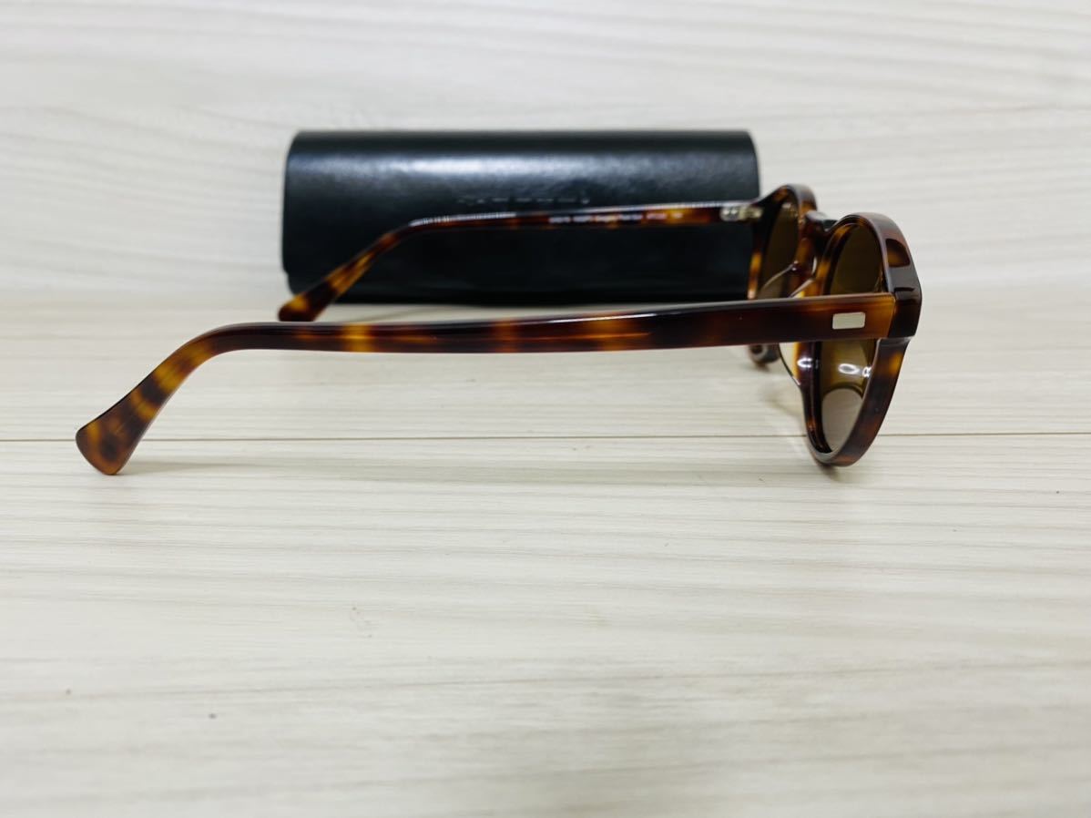 OLIVER PEOPLES オリバーピープルズ サングラス OV5217S 1002P3★Gregory Peck Sun★ウェリントン 鼈甲柄 伊達眼鏡 未使用 美品 _画像4