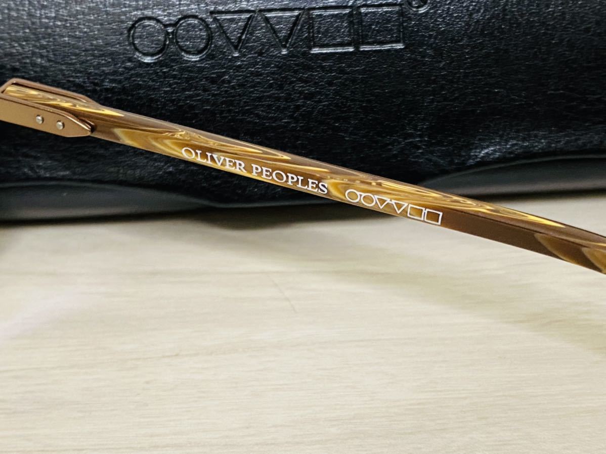 OLIVER PEOPLES オリバーピープルズ メガネフレーム OV5988 5006 Chessman★メタルフレーム 伊達眼鏡 未使用 美品 _画像7