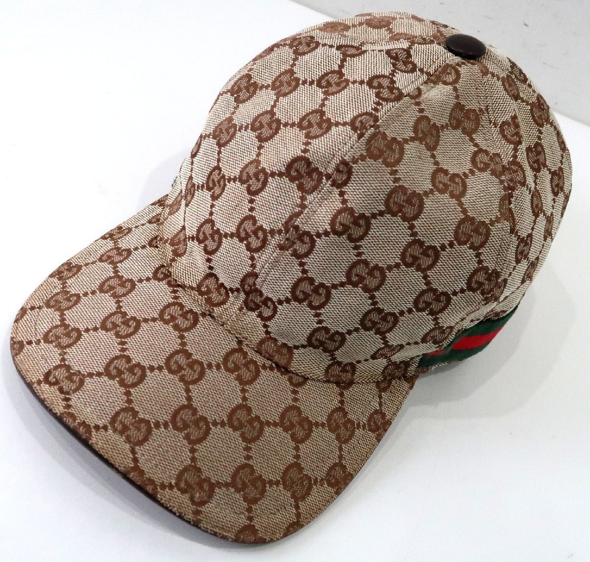 GUCCI グッチ 正規品 キャップ Yahoo!オークション - グッチ 167077 GG柄 キャップ 帽子 ベース