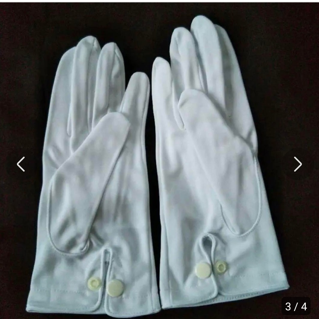 結婚式　新郎手袋　新郎グローブ　礼装用白手袋　ナイロン100%製　新品、未使用品_画像3