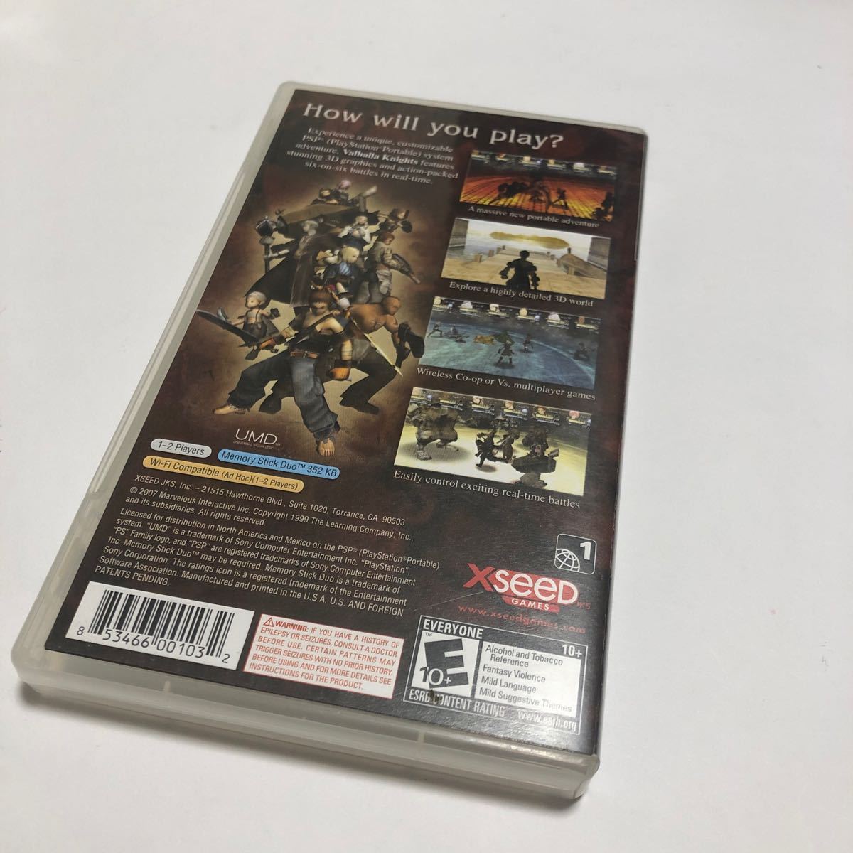 Xseed(World) Valhalla Knights (輸入版) - PSPソフト_画像2