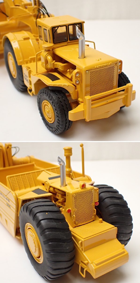 ☆1円 CCM 1/48ミニカー CAT 666 80トン スクレーパー/ホイールローダ/ダイキャスト/500台限定/作業車/外箱付き&0939400268_画像5