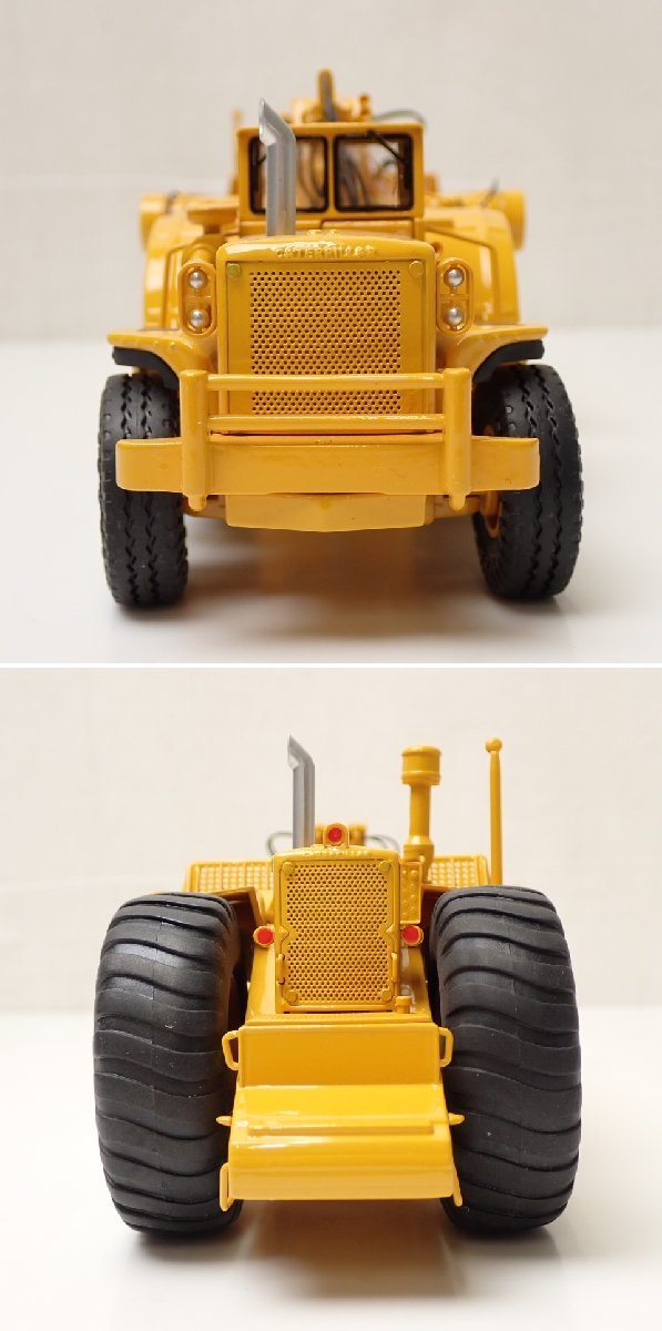 ☆1円 CCM 1/48ミニカー CAT 666 80トン スクレーパー/ホイールローダ/ダイキャスト/500台限定/作業車/外箱付き&0939400268_画像2