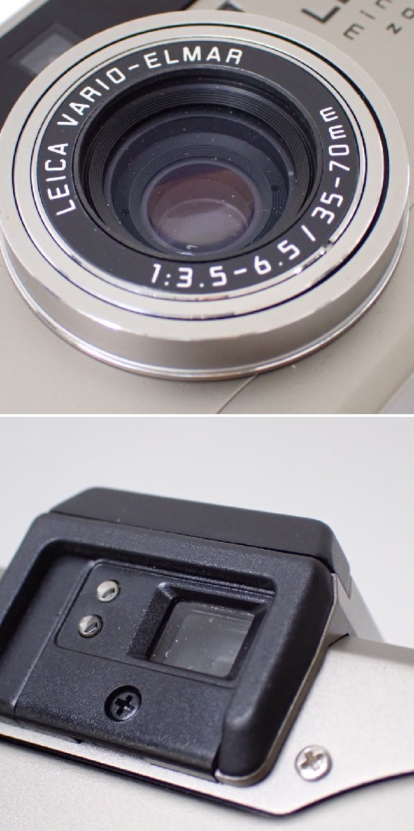 ★Leica/ライカ minilux zoom コンパクトフィルムカメラ VARIO-ELMAR f3.5-6.5 35-70mm/フロントキャップ付き/ジャンク扱い&1943300004_画像5